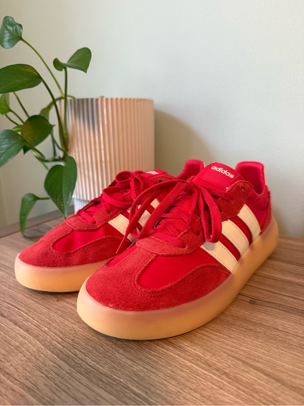Adidas Barrera Red Sneakers | Women’s 7 | Excellent Condition